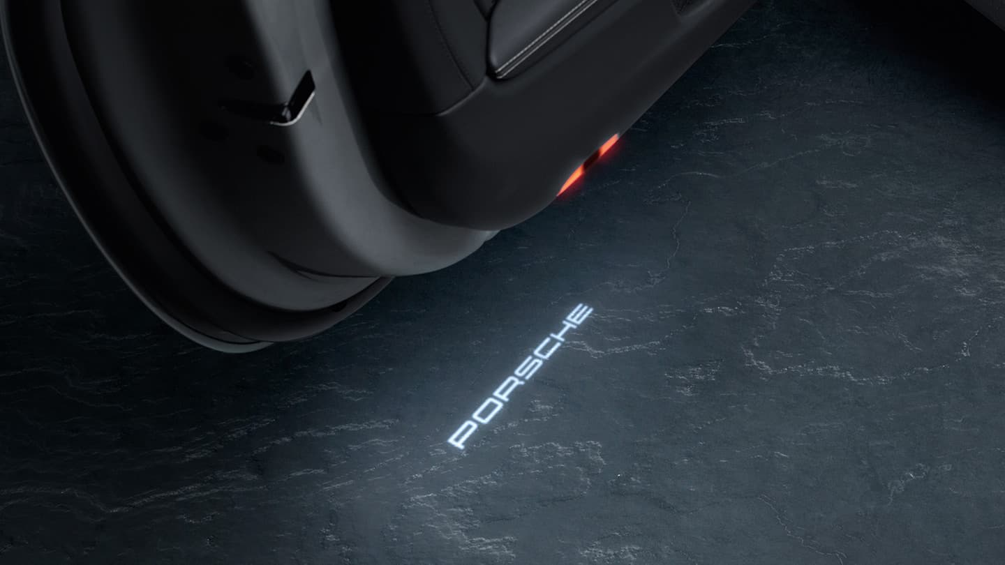 LED-Türprojektoren „PORSCHE“ Schriftzug
