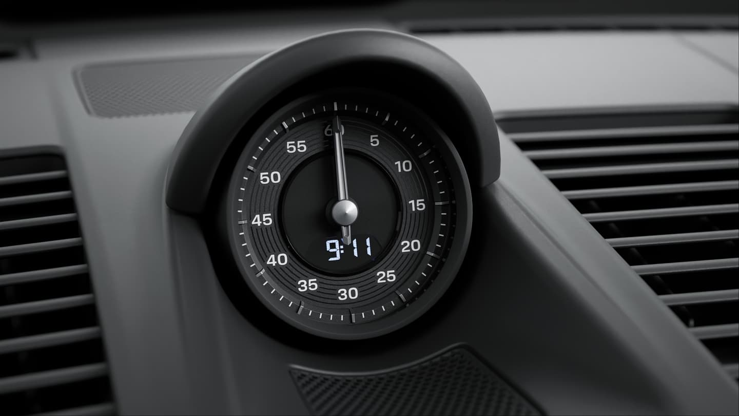 Sport Chrono Paket inklusive Porsche Track Precision App & Reifentemperaturanzeige