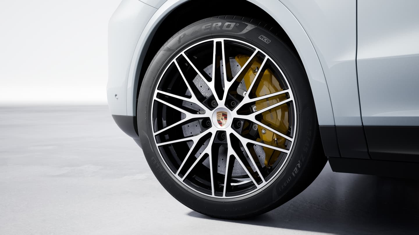 Porsche Ceramic Composite Brake (PCCB), Bremssättel gelb