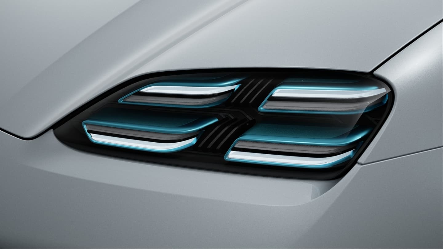 Matrix-LED-Hauptscheinwerfer gletschereisblau